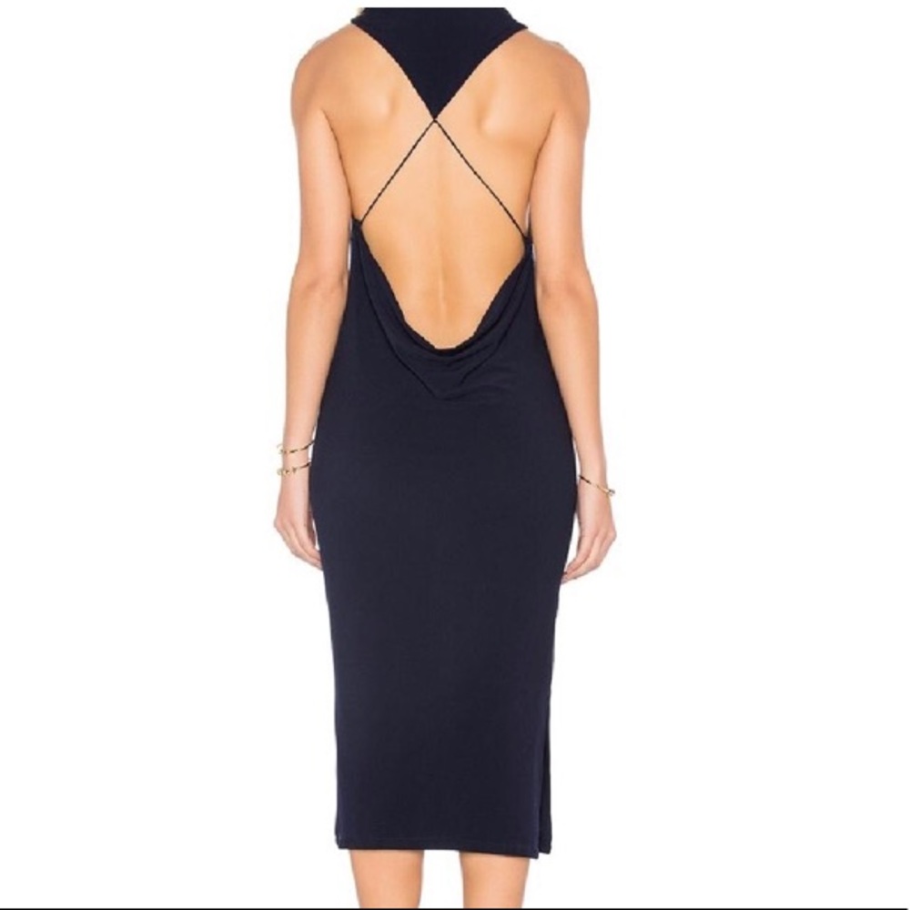 EUC! Haute Hippie Navy night out sexy dress (6)